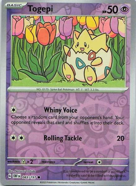 Togepi - Pokémon Obsidian Flames #083/197