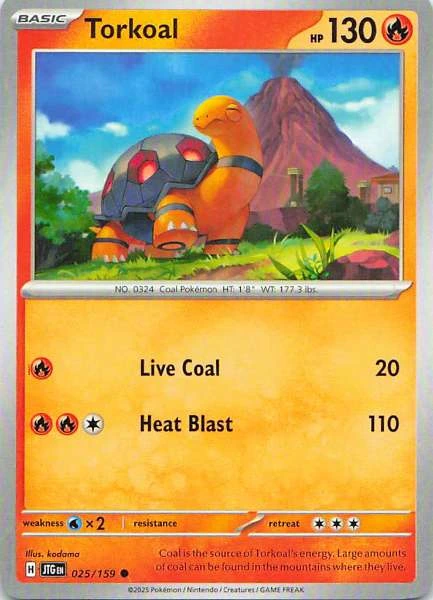 Torkoal - Pokémon Temporal Forces #025/159