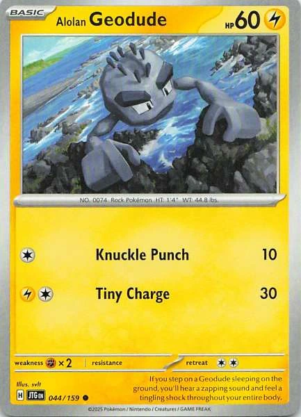 Alolan Geodude - Scarlet & Violet: Journey Together #044/159