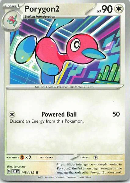 Porygon2 - Paradox Rift #143/182