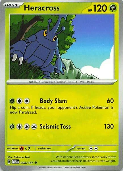 Heracross - Twilight Masquerade #008/167