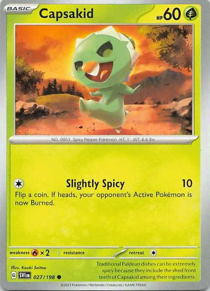 Capsakid - Scarlet & Violet #027/198