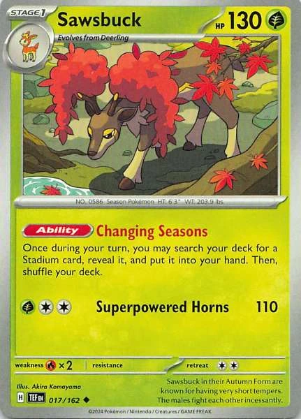 Sawsbuck - Pokémon Temporal Forces #017/162