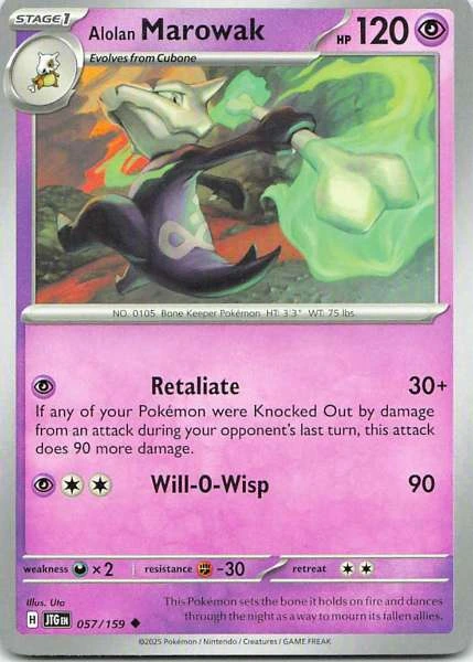 Alolan Marowak - Scarlet & Violet: Journey Together #057/159