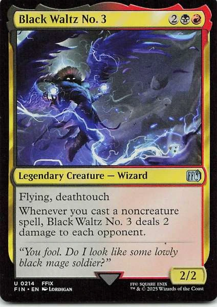 Black Waltz No. 3 - FFIX #0214