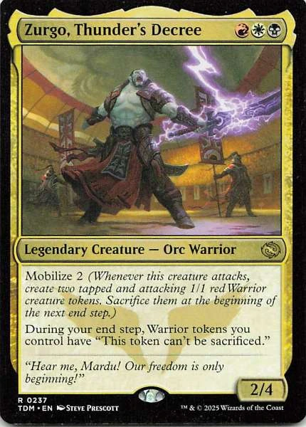 Zurgo, Thunder's Decree - TDM #0237