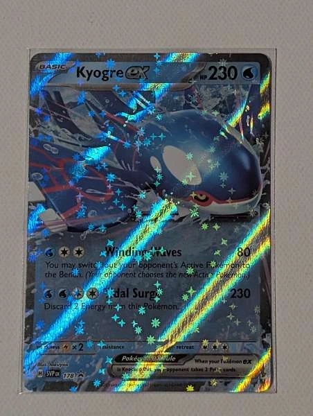 Kyogre ex - Scarlet & Violet Black Star Promos #178