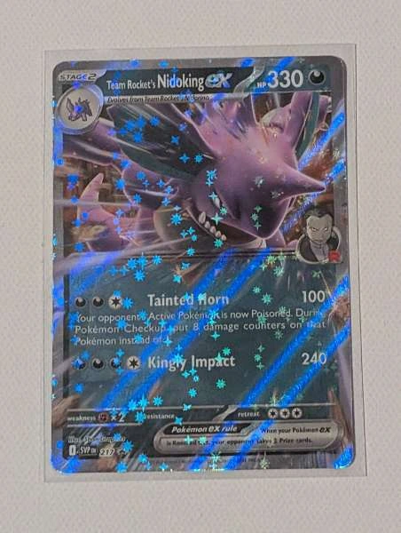 Team Rocket's Nidoking ex - Pokémon Scarlet & Violet Black Star Promos #SVP 217