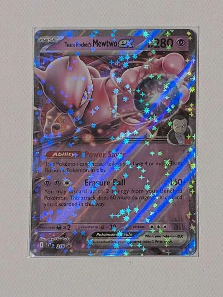 Team Rocket's Mewtwo ex - Scarlet & Violet Black Star Promos #216