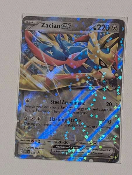 Zacian ex - Scarlet & Violet Black Star Promos #198