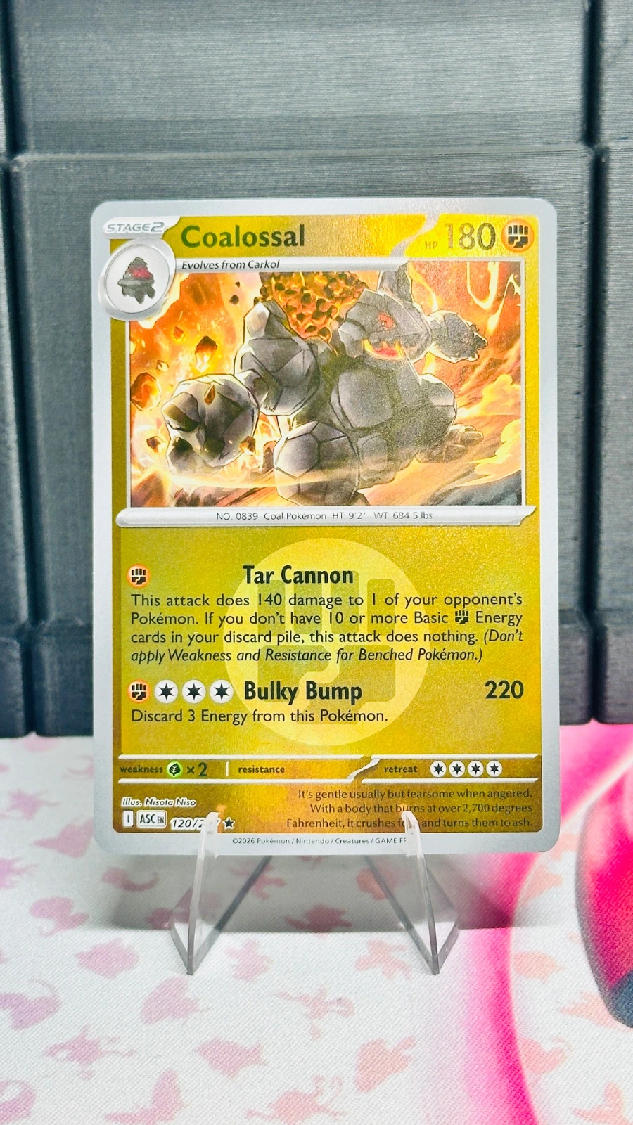 Coalossal #120 (energy symbol) - Ascended Heroes