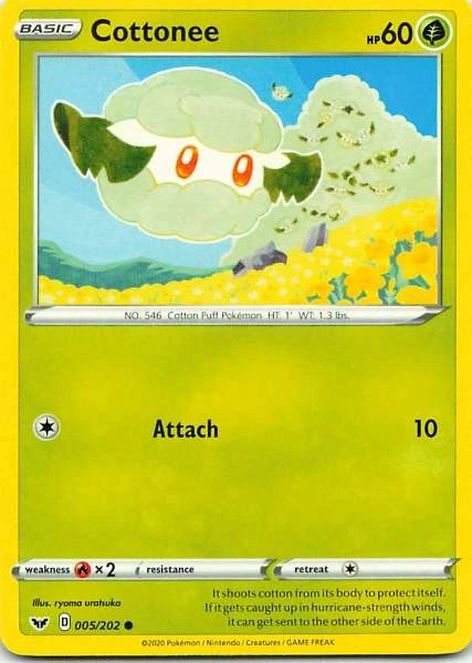 Cottonee - Sword & Shield #005/202