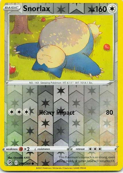 Snorlax - Sword & Shield: Fusion Strike #208/264