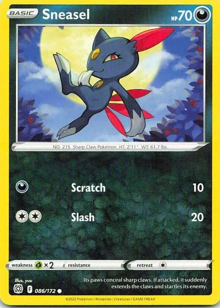 Sneasel - Brilliant Stars #086/172