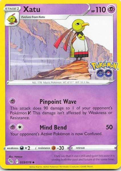 Xatu - Pokémon GO #033/078