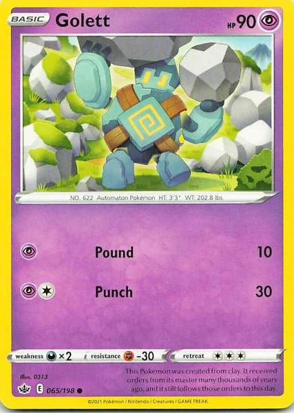 Golett - Sword & Shield—Chilling Reign #065/198