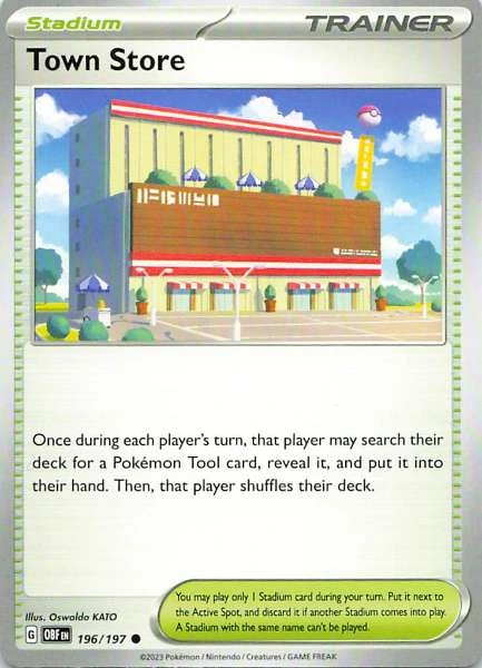 Town Store - Obsidian Flames #196/197