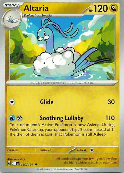Altaria - Obsidian Flames #160/197