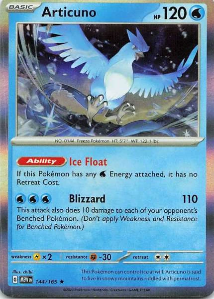 Articuno - Pokémon 151 #144/165