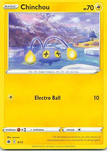 Chinchou - McDonald's Pokémon Promos 2022 #8/15