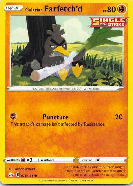 Galarian Farfetch'd - Pokémon #078/198