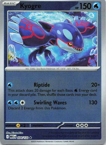 Kyogre - Pokémon #034/132