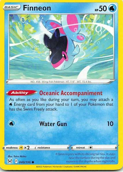 Finneon - Pokémon #040/196