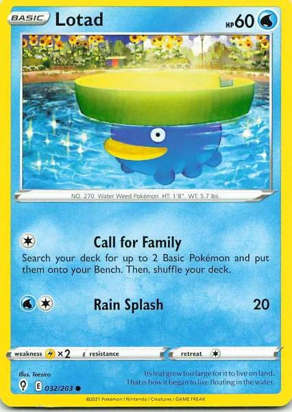 Lotad - Evolving Skies #032/203