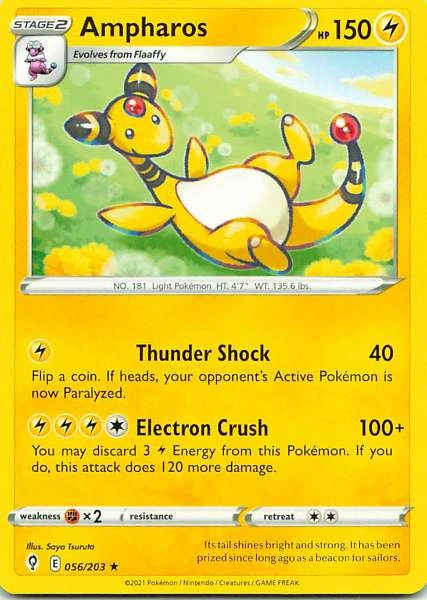 Ampharos - Evolving Skies #056/203