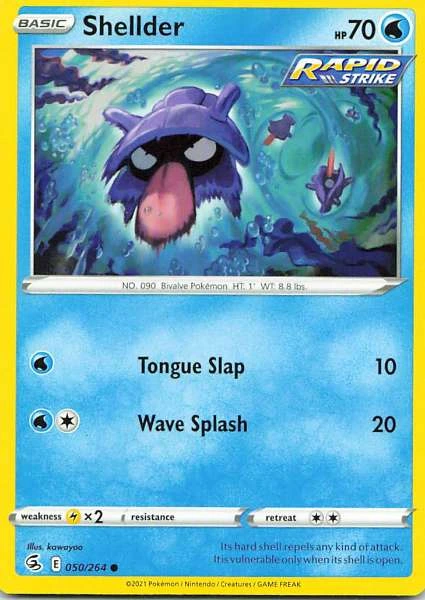 Shellder - Pokémon Fusion Strike #050/264