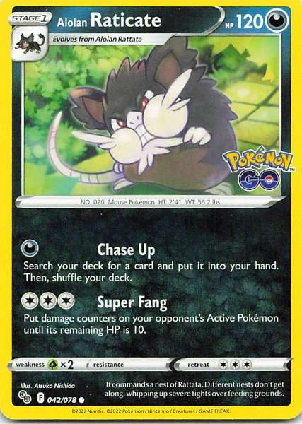 Alolan Raticate - Pokémon GO #042/078
