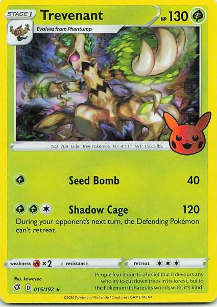 Trevenant - Sword & Shield: Rebel Clash #015/192