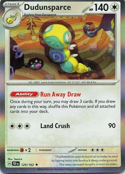 Dudunsparce - Temporal Forces #129/162