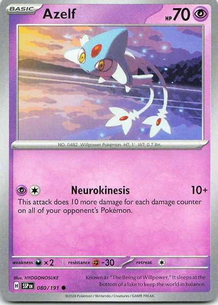 Azelf - Scarlet & Violet—Surging Sparks #080/191