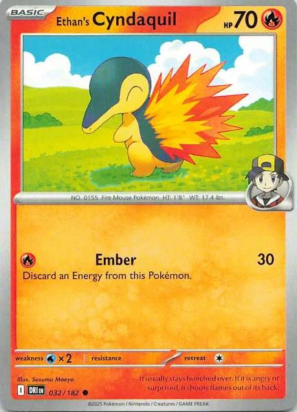 Ethan's Cyndaquil - DRI #032/182