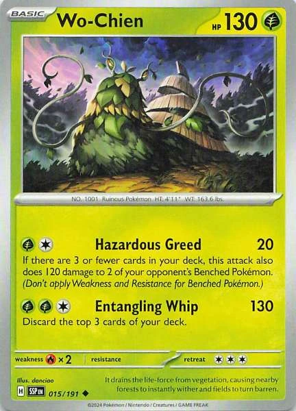 Wo-Chien - Scarlet & Violet—Surging Sparks #015/191