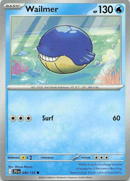 Wailmer - Pokémon Scarlet & Violet: Journey Together #040/159