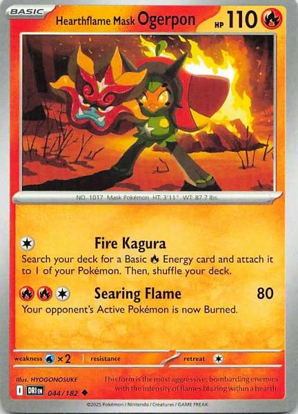 Hearthflame Mask Ogerpon - DRI #044/182