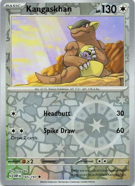 Kangaskhan - Obsidian Flames #165/197
