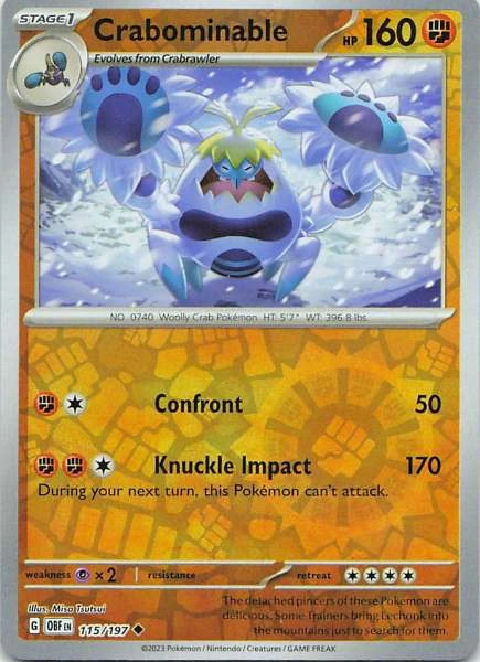 Crabominable - Obsidian Flames #115/197