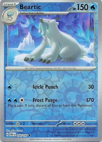 Beartic - Obsidian Flames #054/197