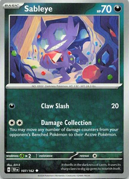 Sableye - Temporal Forces #107/162