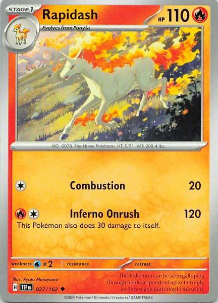 Rapidash - Temporal Forces #027/162