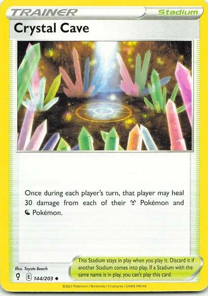 Crystal Cave - Evolving Skies #144/203