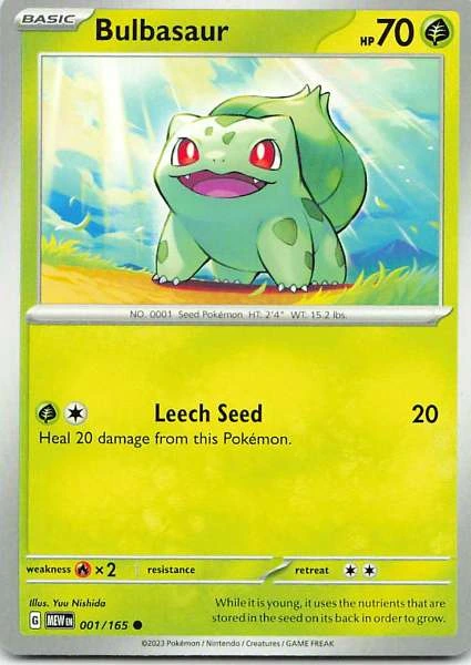 Bulbasaur - 151 #001/165