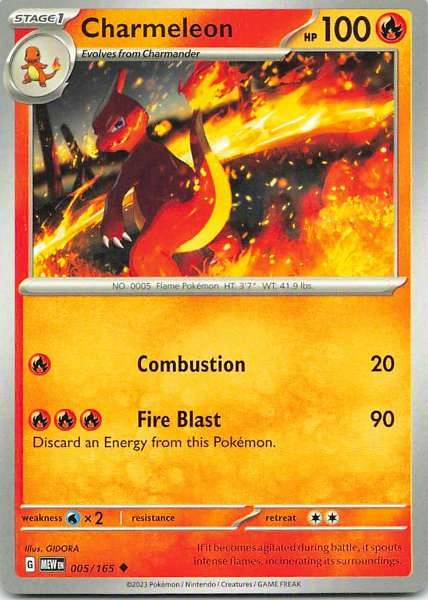 Charmeleon - 151 #005/165