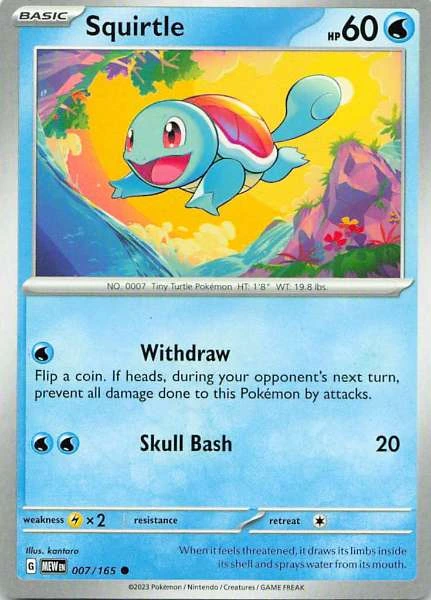 Squirtle - 151 #007/165