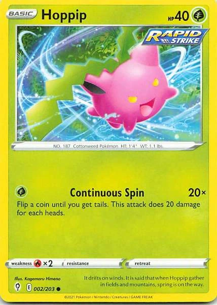 Hoppip - Evolving Skies #002/203