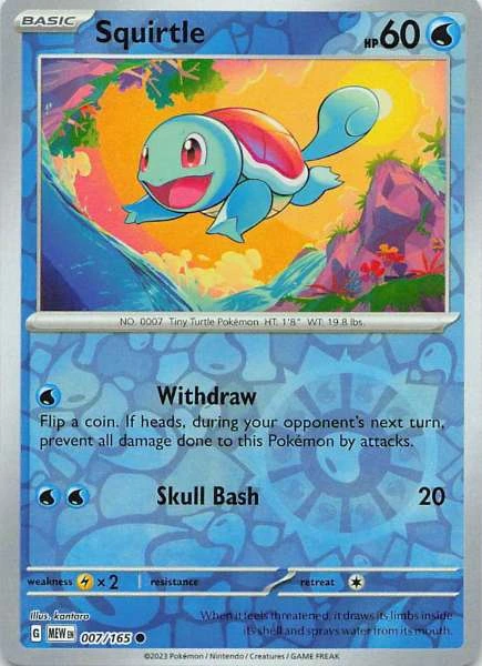 Squirtle - 151 #007/165