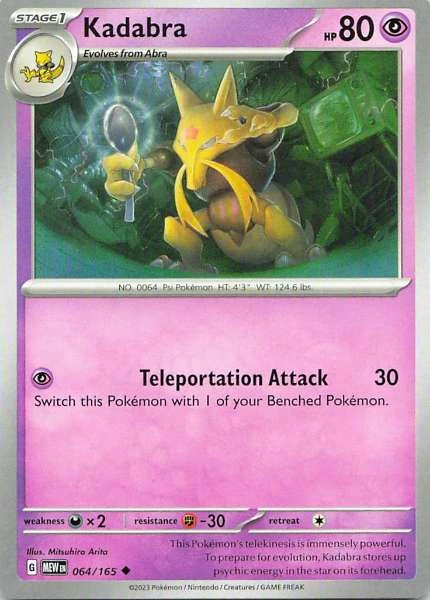 Kadabra - 151 #064/165